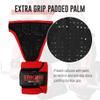 OHMY FIT Men's Durable Wrist Wrap Fitness Gloves view 4
