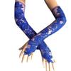 Women Lace Bridal Gloves Opera Length Wedding Party Costume Gloves view 1