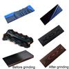 AOHOCA 2 pcs G10 Knife Scales Handle Material,Knifemakers Sword DIY Slabs Grips Micarta Slab Material (Black&Blue) view 2