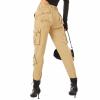 Women's Cotton Casual Military Army Cargo Combat Work Pants with 8 Pocket Khaki US 2 view 2