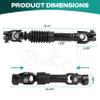Drive-up Golf Cart Intermediate Steering Shaft Assembly Joint for EZGO TXT 2001-Up Models OEM 70580-G01 view 4