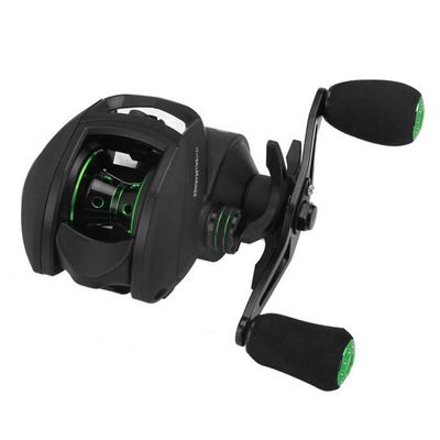 17+1 BB Bait Casting Reel with Magnetic Brake (Color Green&Black Right Hand)