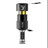 LEZYNE Pocket Drive Bicycle Hand Pump, High Pressure 160 PSI, Presta & Scharader Compatible, Bike Pump (Black) view 1