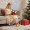Otter MOMO Toddler/Little Girls Mary Jane Ballerina Flats Shoes Slip-on School Party Dress Gold Shoes Size 10 view 2