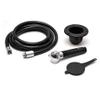 Scandvik Boat Recessed Transom Shower Kit 10265 | Black 6 Foot Hose view 2