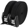 NRS 20' Buckle Bumper Strap Pair Stealth Black view 1