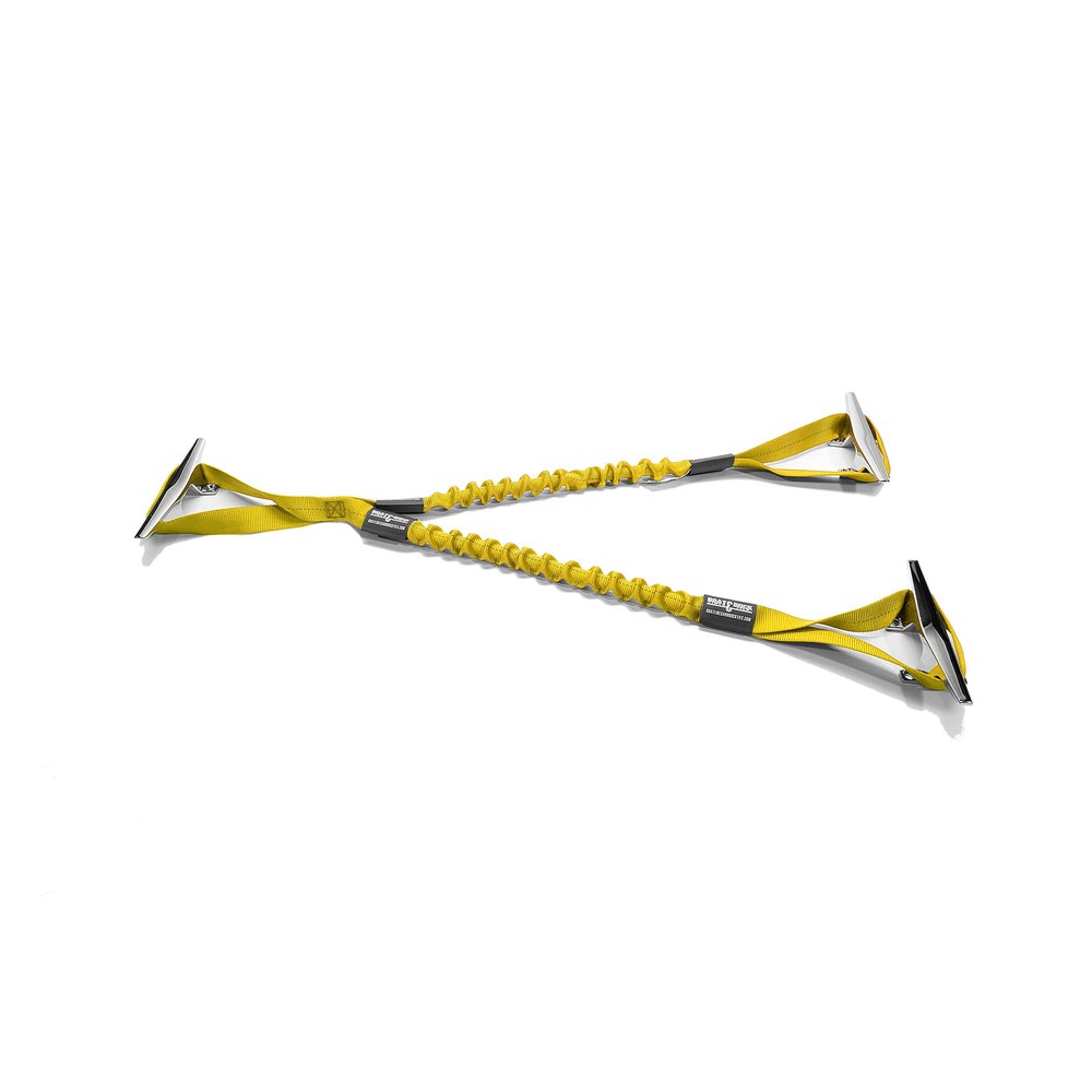 Boat Lines & Dock Ties Wake Defender -3 Point Dock Attachment System (Yellow, 48" - 3Loop)