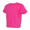 Hanes ComfortSoft Youth Short Sleeve T-Shirt S Wow Pink view 1