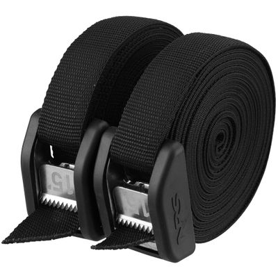 NRS 15' Buckle Bumper Strap Pair Stealth Black