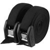 NRS 15' Buckle Bumper Strap Pair Stealth Black view 1