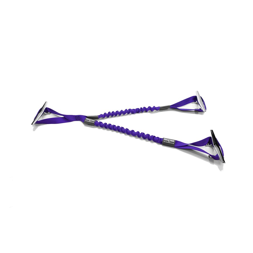 Boat Lines & Dock Ties Wake Defender -3 Point Dock Attachment System (Purple, 48" - 3Loop)