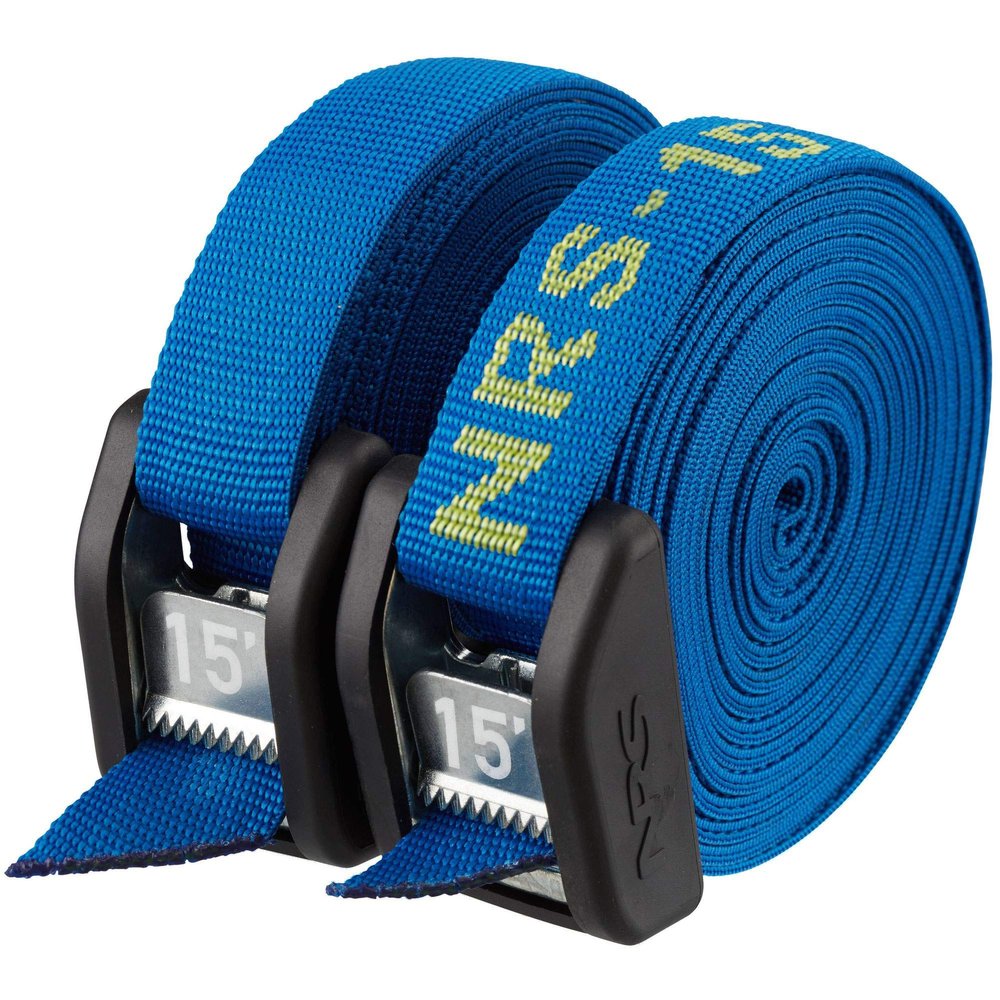 NRS 15' Buckle Bumper Strap Pair Iconic Blue