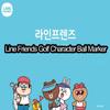 YG Sports LINE FRIENDS Boss Golf Character Ballmarker, Gift for Golfers Daddy Mom Christmas Birthday Gift, Made in Korea view 2