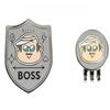 YG Sports LINE FRIENDS Boss Golf Character Ballmarker, Gift for Golfers Daddy Mom Christmas Birthday Gift, Made in Korea view 3