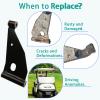 Drive-up Control Arm Delta A-Plate for 2004+ Club Car Precedent & 2018-up Tempo Golf Carts 102287301/103388501 (Control A-Arm Kit) view 2