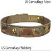 EMERSONGEAR Tactical Nylon Belt with Quick Release Metal BuckleStiffened 2-Ply Nylon Gun Belt for Concealed Carry Holsters Pouches Khaki view 2