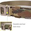 EMERSONGEAR Tactical Nylon Belt with Quick Release Metal BuckleStiffened 2-Ply Nylon Gun Belt for Concealed Carry Holsters Pouches Khaki view 3