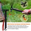 Eurmax USA Hiking Camping Tent Stakes and Hammer Set Lightweight Multi-Function Tent Hammer with Tent Stake Remover,Tent Pegs for Camping, Hiking, Backpacking, Gardening(Orange Stopper Stakes) view 3