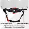OUWOR Adult Skateboard Bike Helmet for Men and Women, Lightweight Adjustable, Multi-Sport for Bicycle Skate Scooter (White, Large) view 3