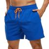 Tyhengta Men's Stretch Swim Trunks Quick Dry Beach Shorts with Zipper Pockets and Mesh Lining Deep Blue 30 view 1
