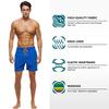 Tyhengta Men's Stretch Swim Trunks Quick Dry Beach Shorts with Zipper Pockets and Mesh Lining Deep Blue 30 view 3