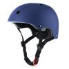 OUWOR Youth Skateboard Bike Helmet for Boy and Girl, Lightweight Adjustable, Multi-Sport for Bicycle Skate Scooter (Navy, Medium) view 1