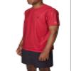 Spyder Men's Short Sleeve Rashguard  Quick-Dry Swim Shirt with Sun Protection, Performance Top, Crimson, Small view 2