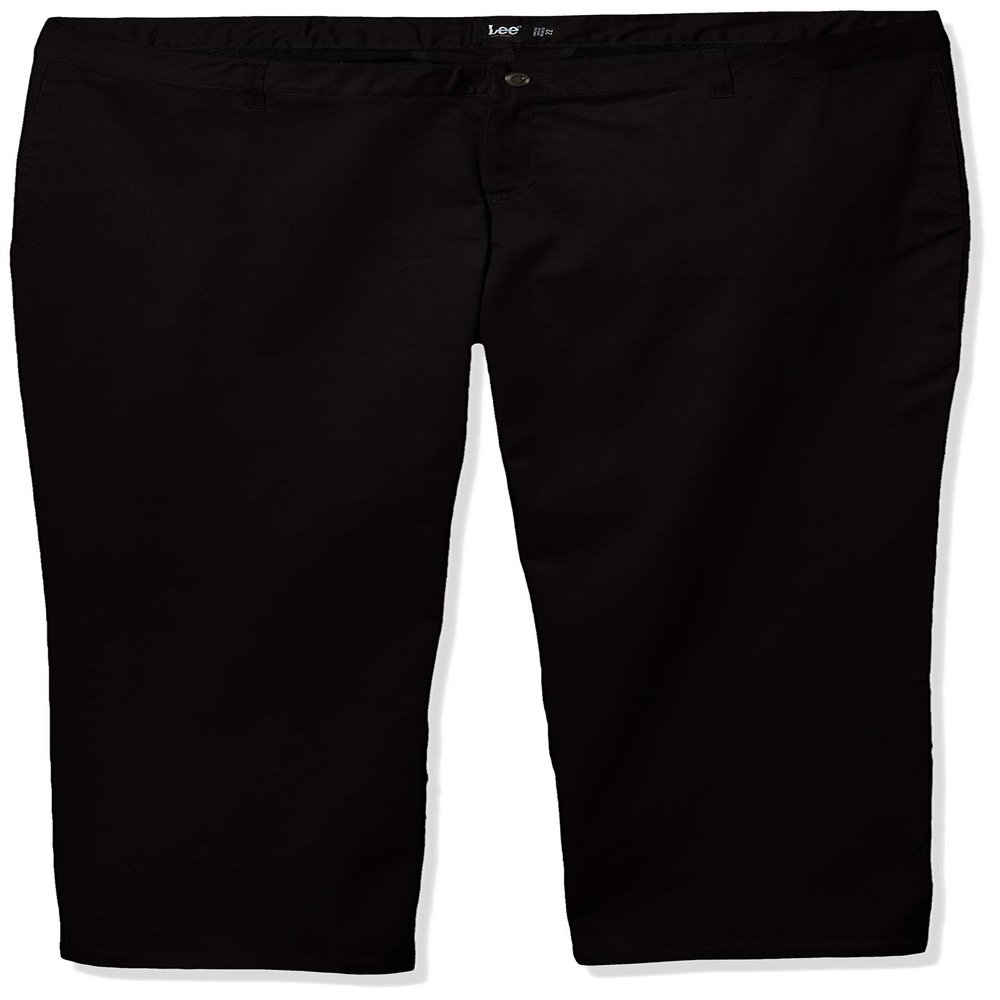 Lee Uniforms Juniors' Original Straight Leg Pant, Black, 22