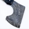 Axe Damascus Steel 6.5" Rose Wood Handle Mini Axe/Hand Forged Woodsman Axe view 3