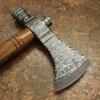 Axe Damascus Steel 22" Rose Wood Handle Axe/Hand Forged Woodsman Axe view 4