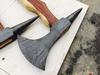 Lot Of 5 Axe Damascus Steel 17" Walnut Wood Handle Axe/Hand Forged Woodsman Axe view 4