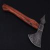 Axe Damascus Steel 16" Walnut Wood Handle Axe/Hand Forged Woodsman Axe view 1