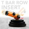 Yes4All T-Bar Row Plate Post Insert Landmine  Fit 1" & 2 Olympic Bars  Full 360 Swivel & Easy to Install (Orange) view 2