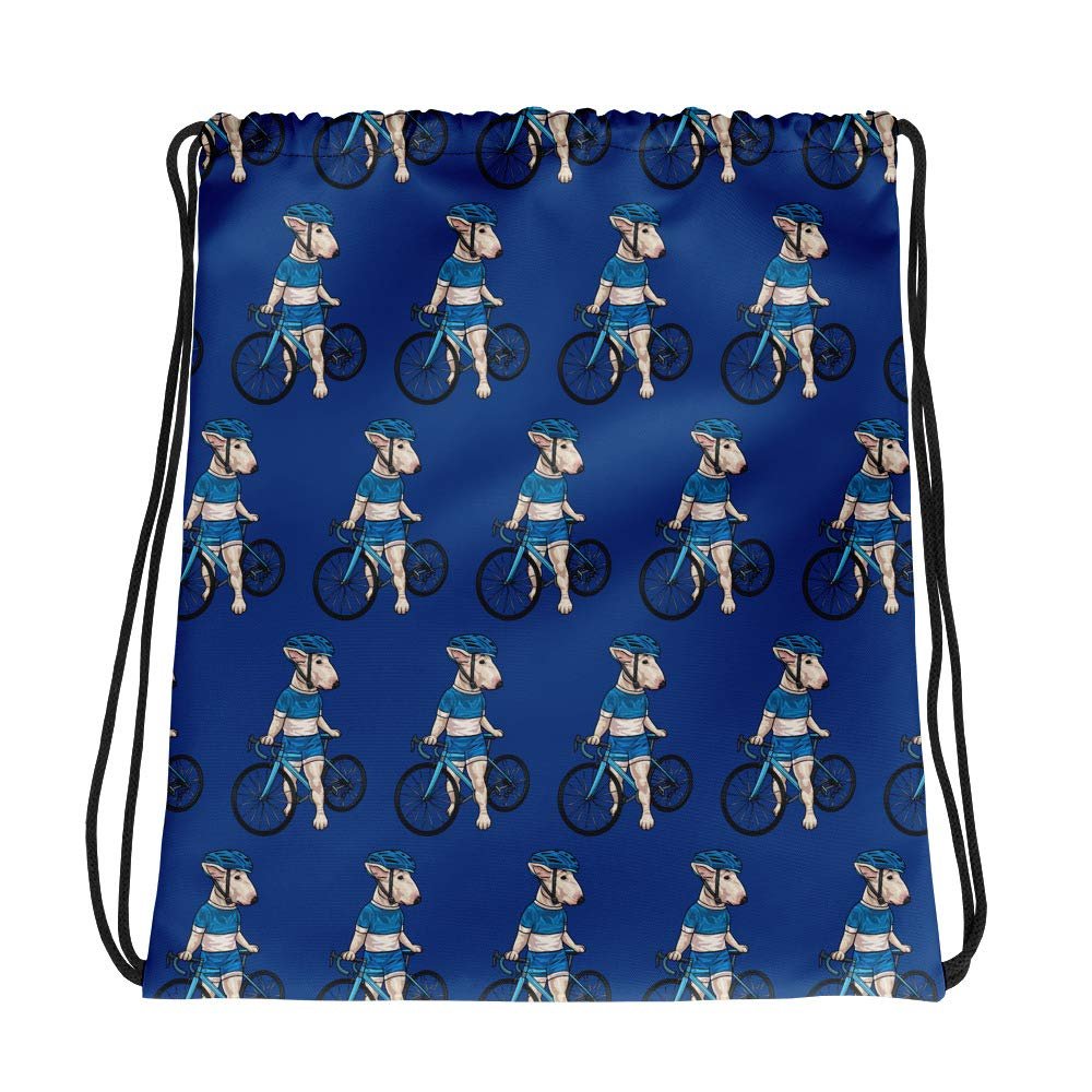 Lolamart Handlebar Gangster Cycling White Jersey Wendy Bike Bicycle MTB Sports Drawstring bag