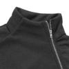 JOFOW Women Turtleneck Zipper Solid Color Basic Tops Casual Long Sleeve Slim Fit Pullover Dark Gray view 2
