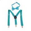 LIUCM Kids Elastic Suspenders Bow Tie Matching Tuxedo Suit Unisex Boy Girl Bowtie Children Costume Adjustable Y-Back Brace Be(color9) view 1