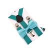 LIUCM Kids Elastic Suspenders Bow Tie Matching Tuxedo Suit Unisex Boy Girl Bowtie Children Costume Adjustable Y-Back Brace Be(color9) view 2