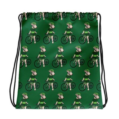 Lolamart Handlebar Gangster Cycling Green Jersey Lysa Bike Bicycle MTB Sports Drawstring bag