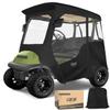 10L0L Deluxe 2 Passenger Enclosure for Club Car Precedent, Onward & Tempo Golf Cart, 4-Sided Clear PVC Window Rain Cover with Zipper EntryNOT fit Yamaha view 1