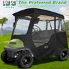 10L0L Deluxe 2 Passenger Enclosure for Club Car Precedent, Onward & Tempo Golf Cart, 4-Sided Clear PVC Window Rain Cover with Zipper EntryNOT fit Yamaha view 2