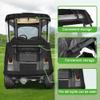 10L0L Deluxe 2 Passenger Enclosure for Club Car Precedent, Onward & Tempo Golf Cart, 4-Sided Clear PVC Window Rain Cover with Zipper EntryNOT fit Yamaha view 4