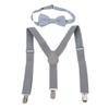 LIUCM Kids Elastic Suspenders Bow Tie Matching Tuxedo Suit Unisex Boy Girl Bowtie Children Costume Adjustable Y-Back Brace Be(color3) view 1