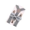 LIUCM Kids Elastic Suspenders Bow Tie Matching Tuxedo Suit Unisex Boy Girl Bowtie Children Costume Adjustable Y-Back Brace Be(color3) view 2