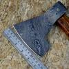 Axe Damascus Steel 17" Rose Wood Handle Axe/Hand Forged Woodsman Axe view 4
