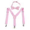 LIUCM Lovely Kids Adjustable Clip-On Braces Boys Girls Y-Back Suspender Child Elastic(Pink) view 1