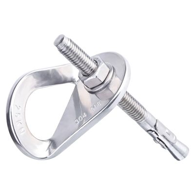 25kN Climbing Bolt Hangers Anchors Stainless Steel Climbing Holds Anchor Bolt Heavy Duty Expansion Bolt Piton Tiedown for Rock Climbing Rappelling Hammock Gym Wall Aerial Work Caving Rescue