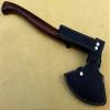 Axe Damascus Steel 17" Natural Wood Handle Axe/Hand Forged Woodsman Axe view 4
