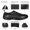 HISEA Unisex Waterproof Garden Shoes, Men's Rubber Rain Boots Women's Ankle Rain Shoes Neoprene Camp Booties Outdoor Slip-On Footwear for Gardening, Farming, Camping, Car Wash, Lawn Care and Yard Work view 4