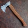 Axe Damascus Steel 13" Rose Wood Handle Axe/Hand Forged Woodsman Axe view 3