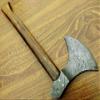 Axe Damascus Steel 18" Rose Wood Handle Axe/Hand Forged Woodsman Axe view 3